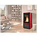 Termostufa Pellet La Mod. Duchessa Idro Steel 13 Kw Bordeaux - Foto miniatura 1