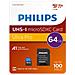 MicroSDXC Card 64GB Class 10 UHS-I U3 incl. adatt. - Foto miniatura 2