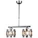 Lampada A Sospensione Armila, Lampadario, Da Soffitto, Cromo Metallo, Cristallo, 42 X 42 X 70 Cm, 3 X E27, 40 W - Foto miniatura 1
