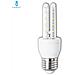 Lampadina Led Tubo T3 2u 4w Attacco E27 Luce Bianco Freddo 6400k No Fluorescente - Foto miniatura 1