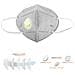 100 * Kn95 Mascherine Maschere Con Maschere Protettive Con Valvola Di Respirazione mascherina monouso Grigio - Foto miniatura 3