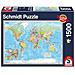 Puzzle Planisfero, 1500 Pezzi - Foto miniatura 2