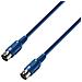 K3 MIDI 0300 BLU 3m 5-pin DIN 5-pin DIN Blu cavo audio - Foto miniatura 1
