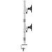 M VESA Officeline Dual 30" Morsa / Bullone di ancoraggio Bianco - Foto miniatura 5