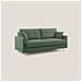 Megan Divano Letto Matrimoniale In Microfibra Smacchiabile T11 Verde - Foto miniatura 2