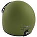 Casco Moto Jet Omologato Ece 22-05 Verde Opaco Custom Scooter Militare Taglia Xl - Foto miniatura 8