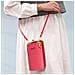 Pochette A Tracolla Per Smartphone In Similpelle Martellata Multi-scomparto - Foto miniatura 5