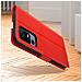 Custodia Per Tcl 40r 5g Portacarte Supporto Video Doppia Linguetta Rossa - Foto miniatura 2