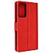 Custodia Per Tcl 40r 5g Portacarte Supporto Video Doppia Linguetta Rossa - Foto miniatura 1