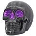 Nemesis Now - Geode Skull Black Purple - Gothic Glitter Skull Figurine 17cm - Foto miniatura 4