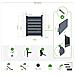 Pack Cancello Battente Vogel 400b120 + Cancello Vogel 100p120 Grigio - Foto miniatura 7