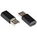 USB-AD200 adattatore per inversione del genere dei cavi USB A USB C Nero - Foto miniatura 1