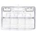 Csk-nm10/p8 Clip Sicura Bloccaporte Rj-45 Trasparente Plastica 1 Pz - Foto miniatura 3