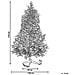 Albero Di Natale Pre Illuminato Tatlow Verde - Foto miniatura 6