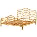 Letto Matrimoniale Rattan Color Legno Chiaro 180 X 200 Cm Domeyrot - Foto miniatura 2
