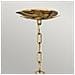 Lampadario Industrial Nordico Vida Acciaio Oro Brunito Piccolo 13 Luci E14 - Foto miniatura 5