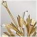 Lampadario Industrial Nordico Vida Acciaio Oro Brunito Piccolo 13 Luci E14 - Foto miniatura 6