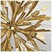 Lampadario Industrial Nordico Vida Acciaio Oro Brunito Piccolo 13 Luci E14 - Foto miniatura 7