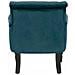 Alexia Sedia Accent In Velluto Petrolio - Foto miniatura 6