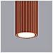 Lampada Da Soffitto Karbon 60 Rosso Ocra Sl. 1629 - Minimalista Lampada Da Soffitto Ocra Rossa 60x6.5x6.5 Cm - Foto miniatura 6