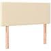 Letto a Molle con Materasso e LED Crema 80x200 cm in Tessuto - Foto miniatura 5