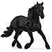 Horse Club 13975 Action Figure Giocattolo (Horse Club Friesian Stallion Toy Figure, 5 To 12 Years, Bla - Foto miniatura 1