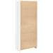 Credenza Bianca 70x35x180 cm in Legno Multistrato - Foto miniatura 5