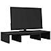 Supporto Monitor Regolabile Nero 60x24x10,5 In Truciolato - Foto miniatura 3