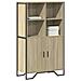 Credenza Rovere Sonoma 79,5x35,5x137,5 Cm In Legno Multistrato - Foto miniatura 1