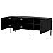 Armadio RTV 3D PALAZZO BIS 151x40x60 nero opaco - Foto miniatura 4