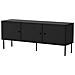 Armadio RTV 3D PALAZZO BIS 151x40x60 nero opaco - Foto miniatura 1