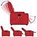 Poltrona Alzapersona Reclinabile Elettrica Rossa in Similpelle - Foto miniatura 7