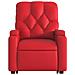 Poltrona Alzapersona Reclinabile Elettrica Rossa in Similpelle - Foto miniatura 9