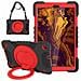 Custodia Per Samsung Galaxy Tab A 10.1"" Con Tracolla Rossa - Foto miniatura 1
