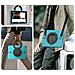 Custodia Per Ipad 9/8/7 10.2"" Con Supporto E Tracolla Turchese - Foto miniatura 3