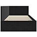 Cornice del letto ad angolo Nero 90 x 200 cm Velluto - Foto miniatura 6