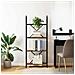 Libreria Rovere fumo 60 x 30 x 146 cm Legno multistrato - Foto miniatura 4