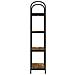 Libreria Rovere fumo 60 x 30 x 146 cm Legno multistrato - Foto miniatura 6