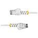 Cavo Ethernet CAT6 Bianco da 5m; Patch UTP con Plug RJ45 Antigroviglio e Rilievi di Trazione, Cavo Lan Slim in Rame Puro 28AWG, Sottoposto a test Fluke - Foto miniatura 2