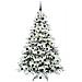 Albero di Natale artificiale con 300 LED Bianco 210 cm PE e PVC - Foto miniatura 3