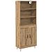 Credenza Rovere artigianale 69,5 x 34 x 180 cm - Foto miniatura 1