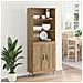 Credenza Rovere artigianale 69,5 x 34 x 180 cm - Foto miniatura 4