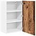 Armadio pensile Riga Legno Antico e Bianco 50 x 31 x 80 cm - Foto miniatura 5
