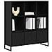 Armadio per Libri 2 pcs Rovere Nero 99,5 x 30 x 108,5 cm - Foto miniatura 3