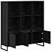 Armadio per Libri 2 pcs Rovere Nero 99,5 x 30 x 108,5 cm - Foto miniatura 5