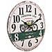 Orologio Da Parete In Legno Bianco D34x2h - Foto miniatura 1