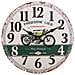 Orologio Da Parete In Legno Bianco D34x2h - Foto miniatura 3