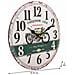 Orologio Da Parete In Legno Bianco D34x2h - Foto miniatura 4