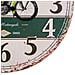 Orologio Da Parete In Legno Bianco D34x2h - Foto miniatura 8