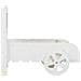 Supporto Carrello Portafiori In Legno Bianco 38x31,5x24h - Foto miniatura 5